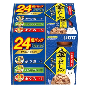 金のだしカップ かつおバラエティパック 70g×24個パック