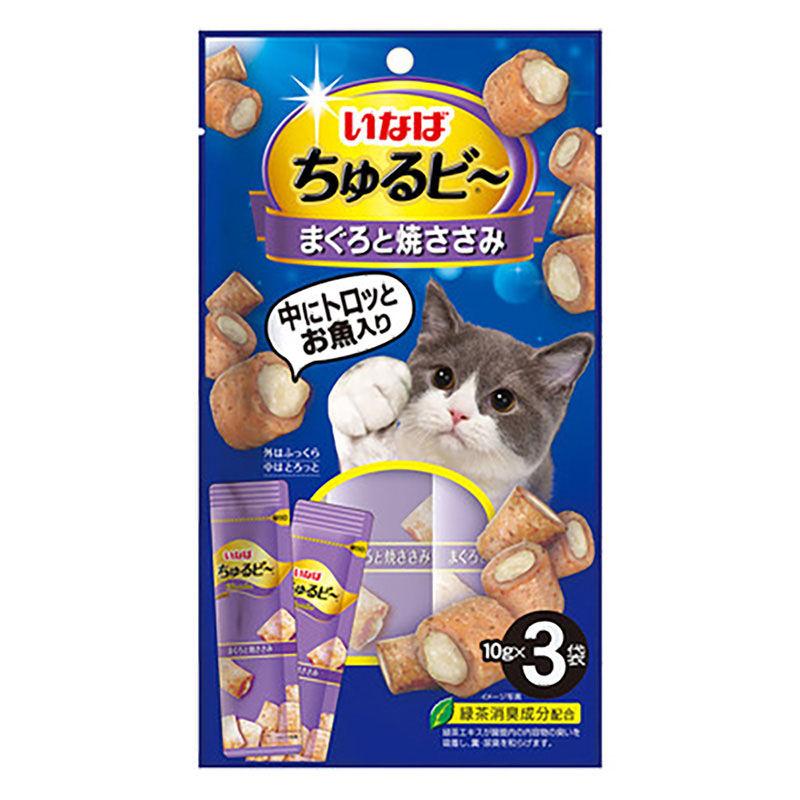 ちゅるビ~ まぐろと焼ささみ 10g×3袋