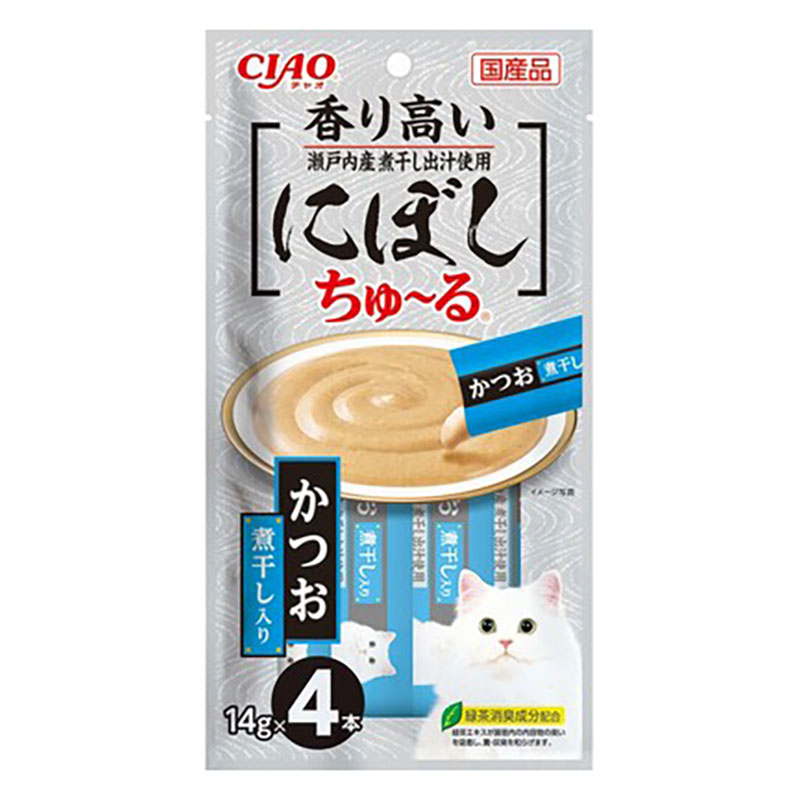 にぼしちゅーる かつお 煮干し入り 14g×4本