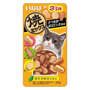 焼ミックス かつお節・ほたて・いか風味 25g