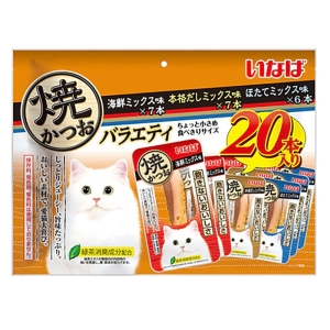 焼かつお 成猫用バラエティ 20本入