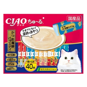チャオちゅーる かつお海鮮 バラエティ 14g×40本入