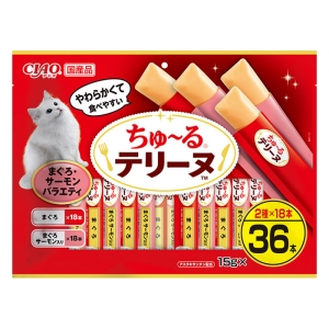 CIAO ちゅ～るテリーヌ まぐろ・サーモン バラエティ 15g×36P