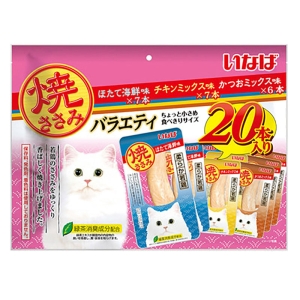 焼ささみ 成猫用バラエティ 20本入