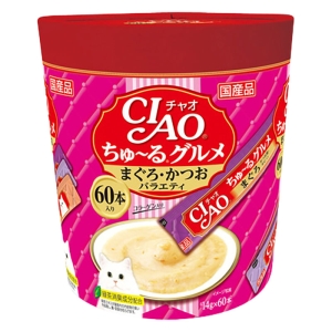 CIAO ちゅ~るグルメ まぐろかつおバラエティ 14g×60本