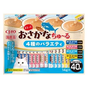 CIAO まるっとおさかなちゅ~る 4種類のバラエティ 14g×40本入り