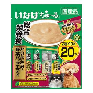 ちゅ~る 総合栄養食 20本 とりささみ・野菜バラエティ 14g×20本