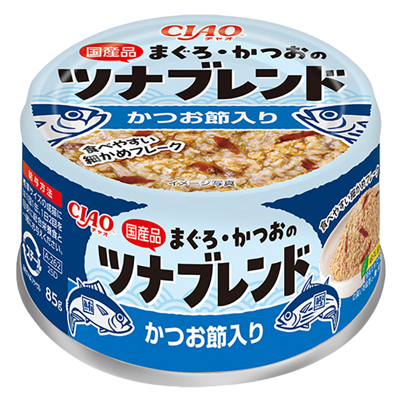 CIAO まぐろ・かつおのツナブレンド かつお節入り 85g