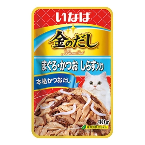 【お取り寄せ商品】金のだしパウチ まぐろ・かつお しらす入り 40g