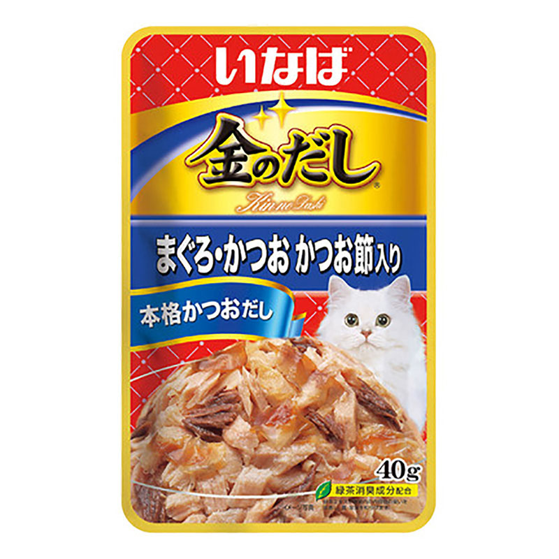 【お取り寄せ商品】金のだしパウチ まぐろ・かつお かつお節入り 40g