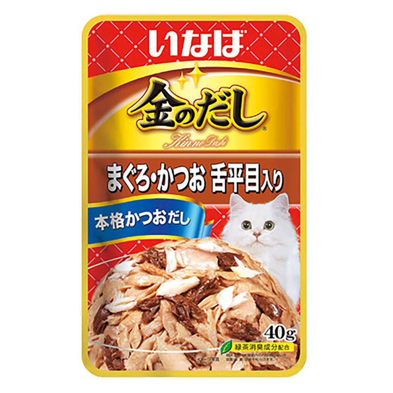 金のだしパウチ まぐろ・かつお 舌平目入り 40g