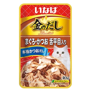 金のだしパウチ まぐろ・かつお 舌平目入り 40g