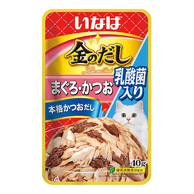 【お取り寄せ商品】金のだしパウチ 乳酸菌入り まぐろ・かつお 40g