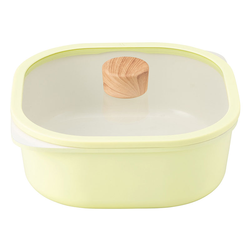 【セット販売】カセットフー カセットこんろミニ+スクエアポット20 イエロー