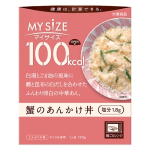 100kcalマイサイズ 蟹のあんかけ丼 150g