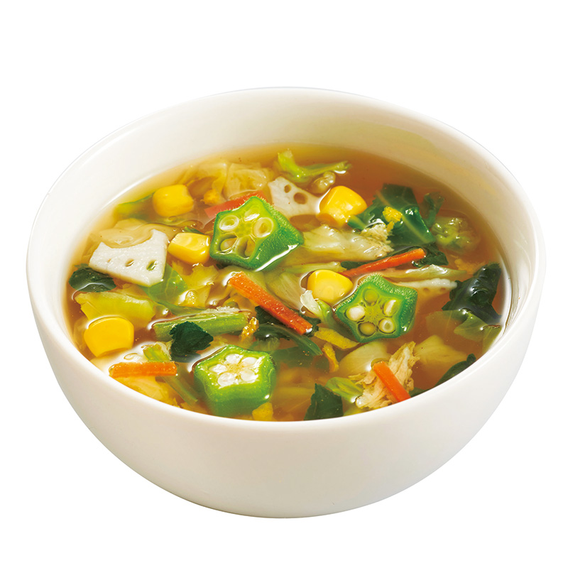 ゆず香る野菜たっぷりスープカップ