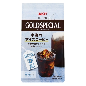ゴールドスペシャル 水淹れアイスコーヒー コーヒーバッグ 4袋入