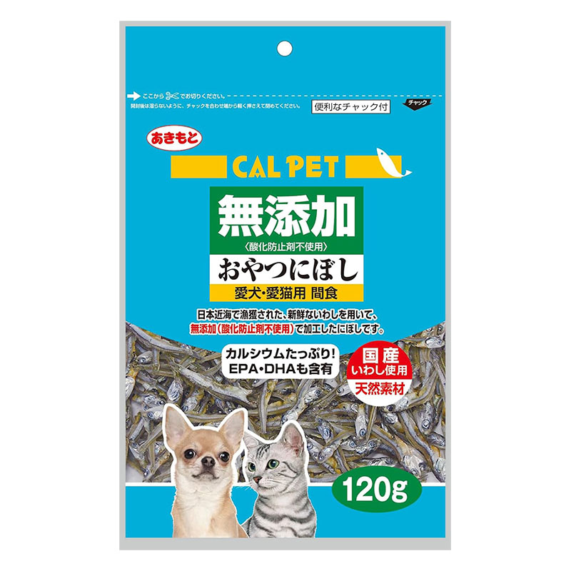 カルペット 無添加おやつにぼし 120g