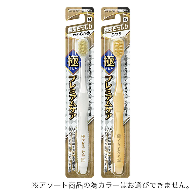 極プレミアムケアハブラシ 超蜜ぎっしり ふつう 1本