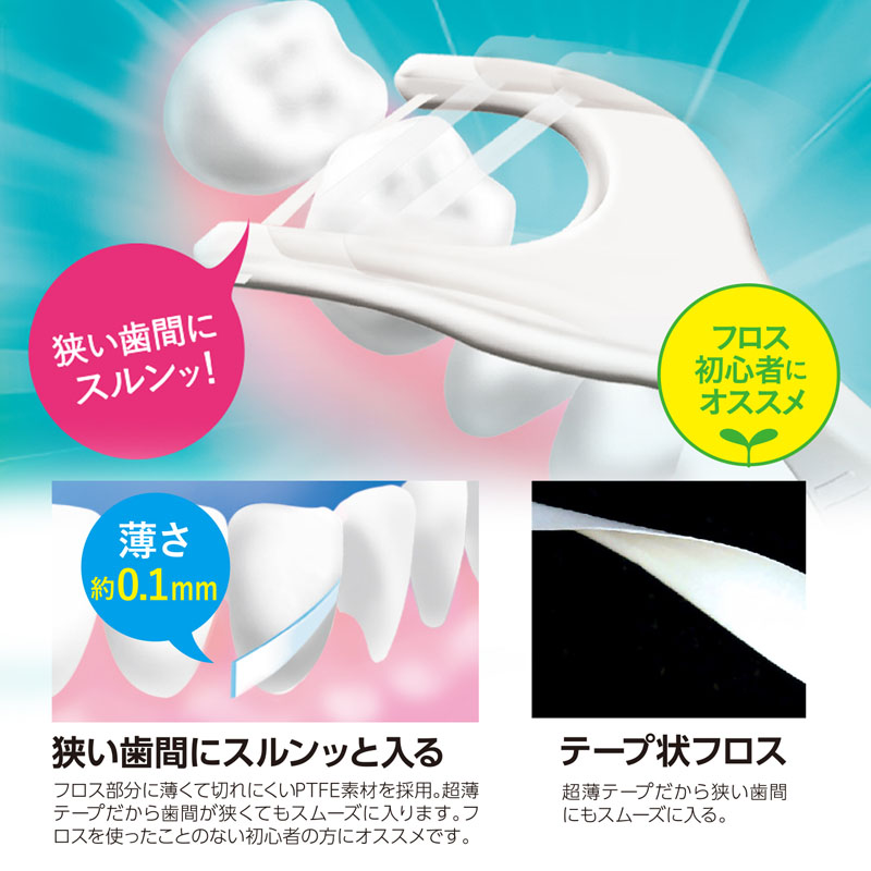 デイリー 超薄Y型スムーズフロス 30本入