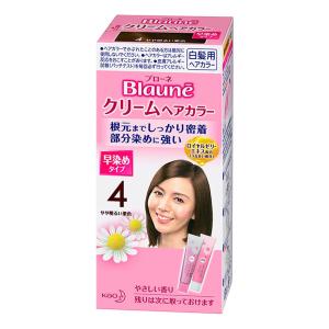 ブローネクリームヘアカラー 4 やや明るい栗色 80g