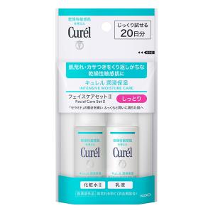 キュレル 潤浸保湿 フェイスケアミニセット しっとり 60ml【医薬部外品】