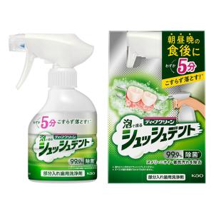 部分入れ歯用洗浄剤 ディープクリーン シュッシュデント 本体 270ml