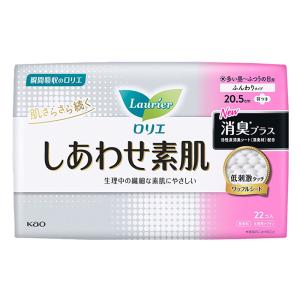 ロリエ しあわせ素肌 消臭プラス ふつうの日用 羽つき 22枚