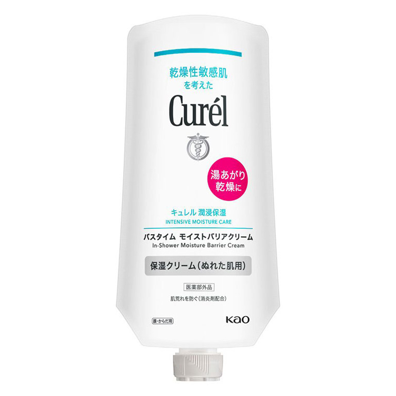 キュレル バスタイム モイストバリアクリーム <保湿クリーム(濡れた肌用)>つけかえ用310g【医薬部外品】