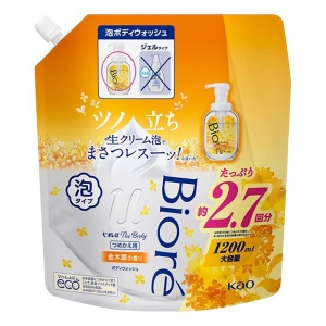 ビオレu ザ ボディ 泡タイプ 金木犀の香り つめかえ用 大容量 1200ml