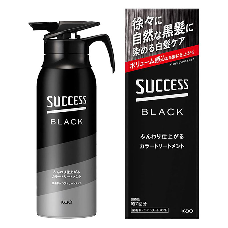 サクセスブラックふんわり仕上がるカラートリートメント本体 155g 無香性