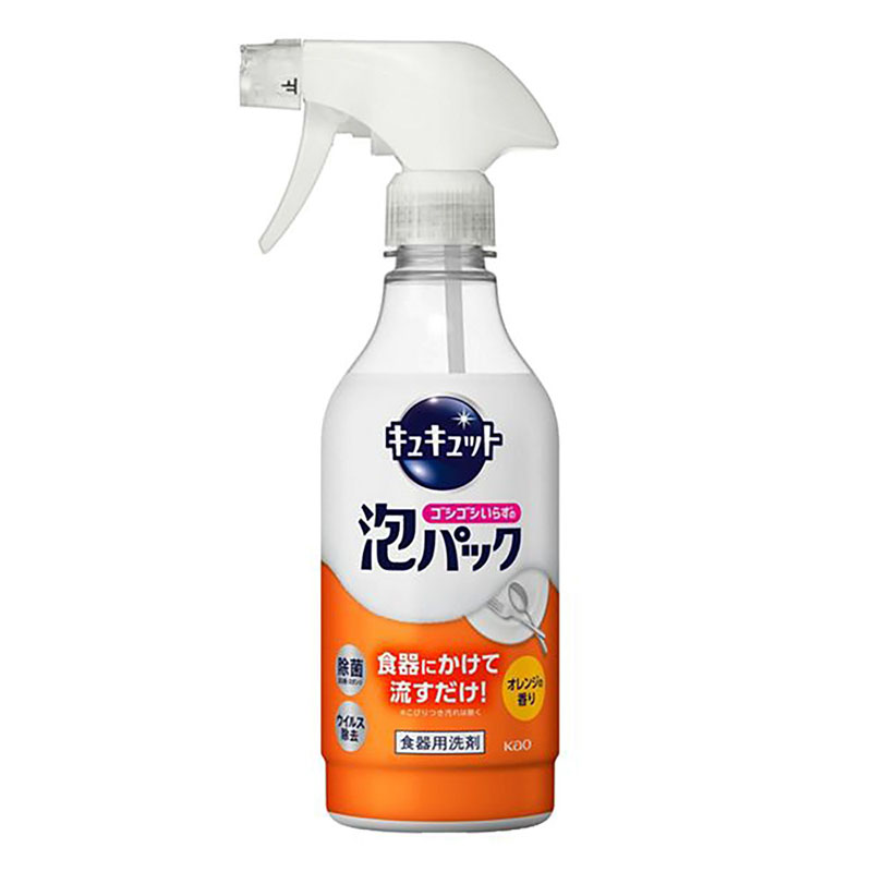 キュキュット ゴシゴシいらずの泡パック オレンジの香り 430ml