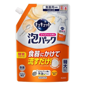 キュキュット ゴシゴシいらずの泡パック オレンジの香り 詰替用 720ml
