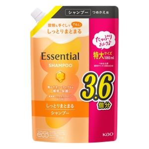 エッセンシャル しっとりまとまる シャンプー 詰替用 1080ml フローラルブーケの香り