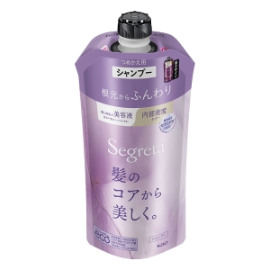 セグレタ シャンプー 根元からふんわり 詰替 340ml 気分華やぐアロマティックローズの香り