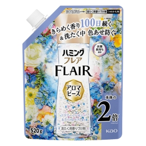 ハミングフレア アロマビーズ フラワーハーモニー&ライムムスク 詰替 520g