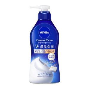 ニベア クリームケアボディウォッシュ Ｗ濃厚保湿 ヨーロピアンホワイトソープの香り ポンプ 460mL
