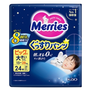 メリーズ ぐっすりパンツ ビッグより大きいサイズ 24枚入