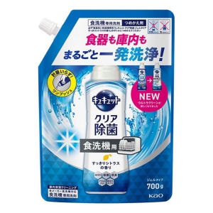 食洗機用 キュキュット クリア除菌 ジェルタイプ すっきりシトラス 詰替 700g