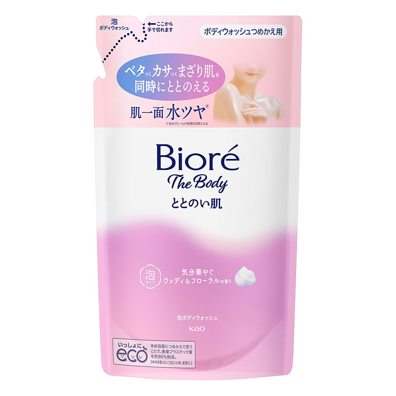ビオレザボディととのい肌 ウッディつめかえ用 440ml 気分華やぐ ウッディ＆フローラルの香り