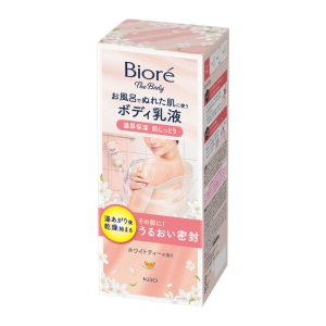 ビオレ ザ ボディ お風呂でぬれた肌に使うボディ乳液 肌しっとり ホワイトティーの香り 本体セット 285mL