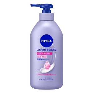 ニベア ルーセントビューティ ディープモイスチャー 浸透保湿美容液ボディミルク 350g リッチローズの香り