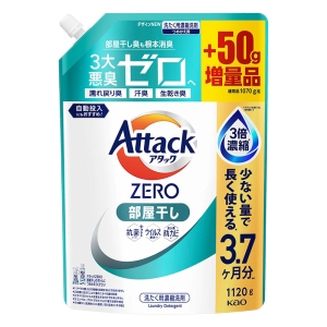 アタックZERO 部屋干し用 つめかえ用 1120g