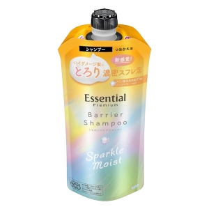 エッセンシャルプレミアム うるおいバリアシャンプー スパークルモイスト 詰替用 330ml
