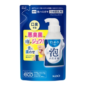 ピュオーラ 泡ハミガキフレッシュミント つめかえ用【医薬部外品】 100mL