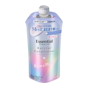 エッセンシャル プレミアム うるおいバリアコンディショナー グロウ＆モイスト ポンプ つめかえ用 340mL ときめく ホワイトピーチ＆ムスクの香り