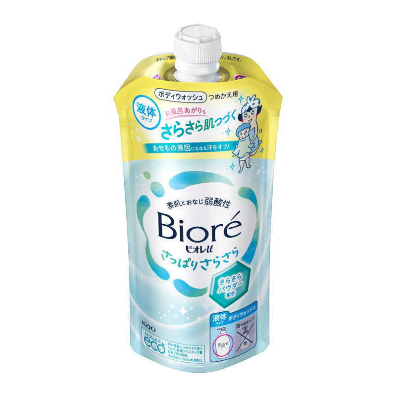ビオレu さっぱりさらさら つめかえ用 320mL グリーンシトラスの香り