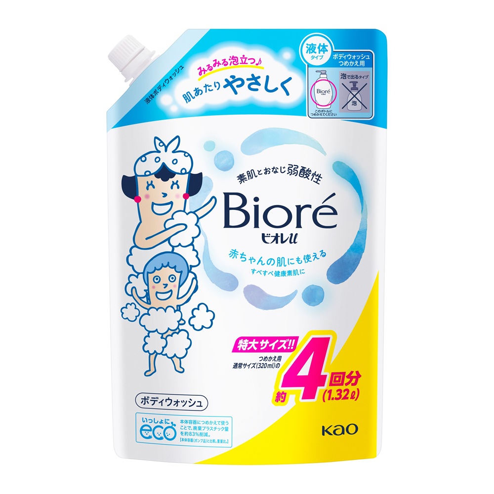 ビオレu つめかえ用 1320mL フレッシュフローラルの香り