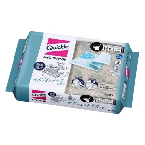 【お取り寄せ商品】トイレクイックル つめかえ用 サボン＆シトラスの香り 16枚入