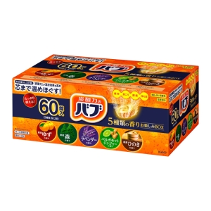 バブ 5種類の香りお楽しみBOX 王道セレクト 60錠